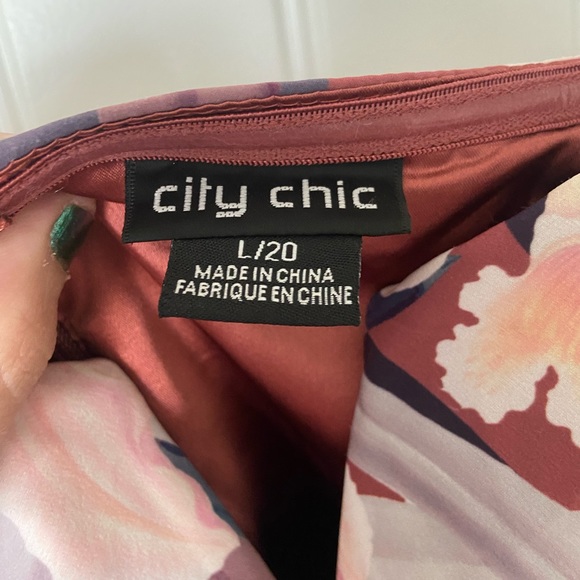 Plus size - Mauve strapless formal dress- City Chic - Size 20 - never worn - Picture 3 of 3